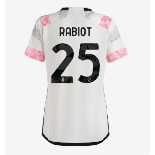 Fotbalové Dres Juventus Adrien Rabiot #25 Dámské Venkovní 2023-24 Krátký Rukáv